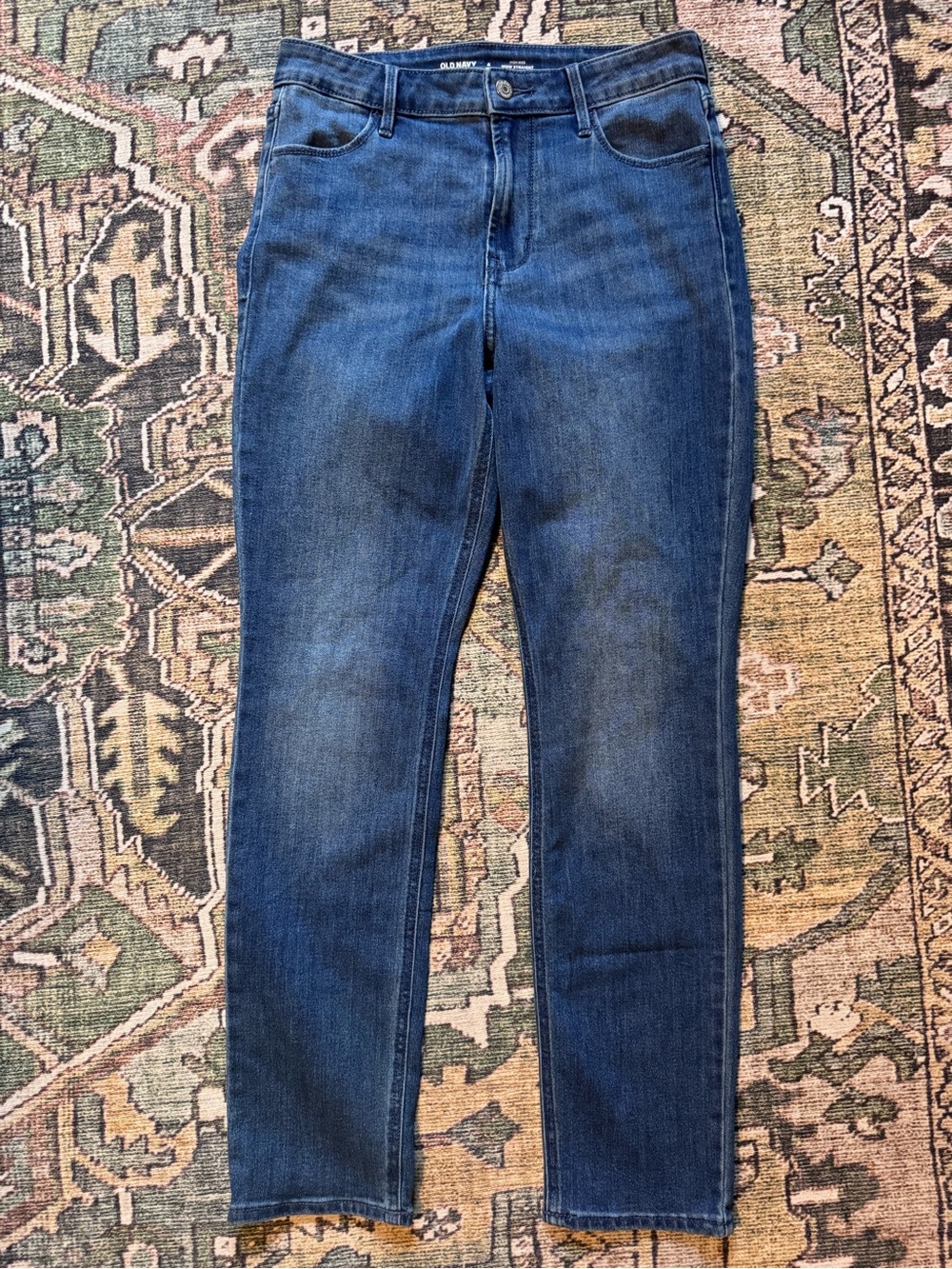 Old Navy High Rise Wow Straight Women's Blue Jeans Size 6